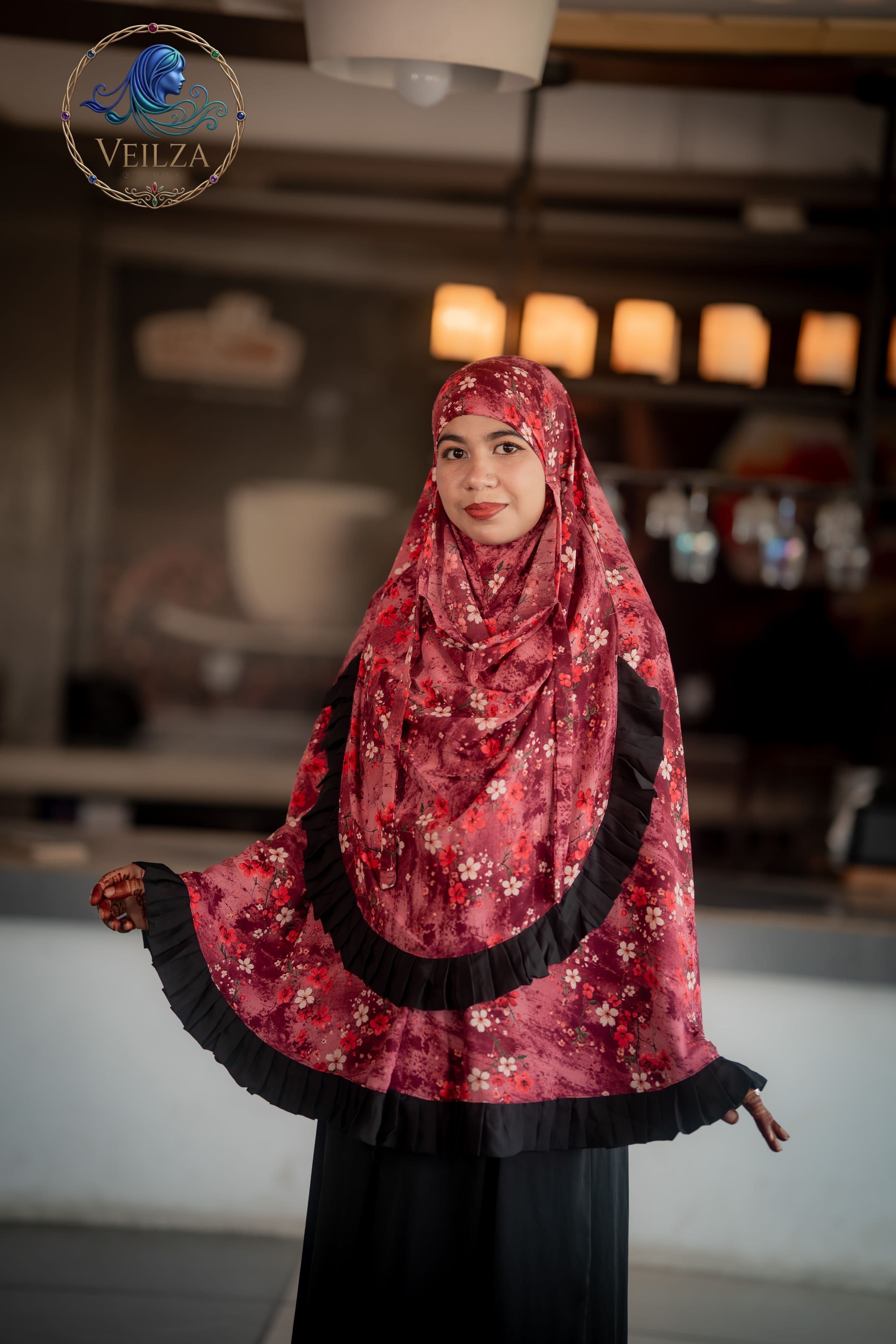 CHERRY BLOOM HIJAB 6