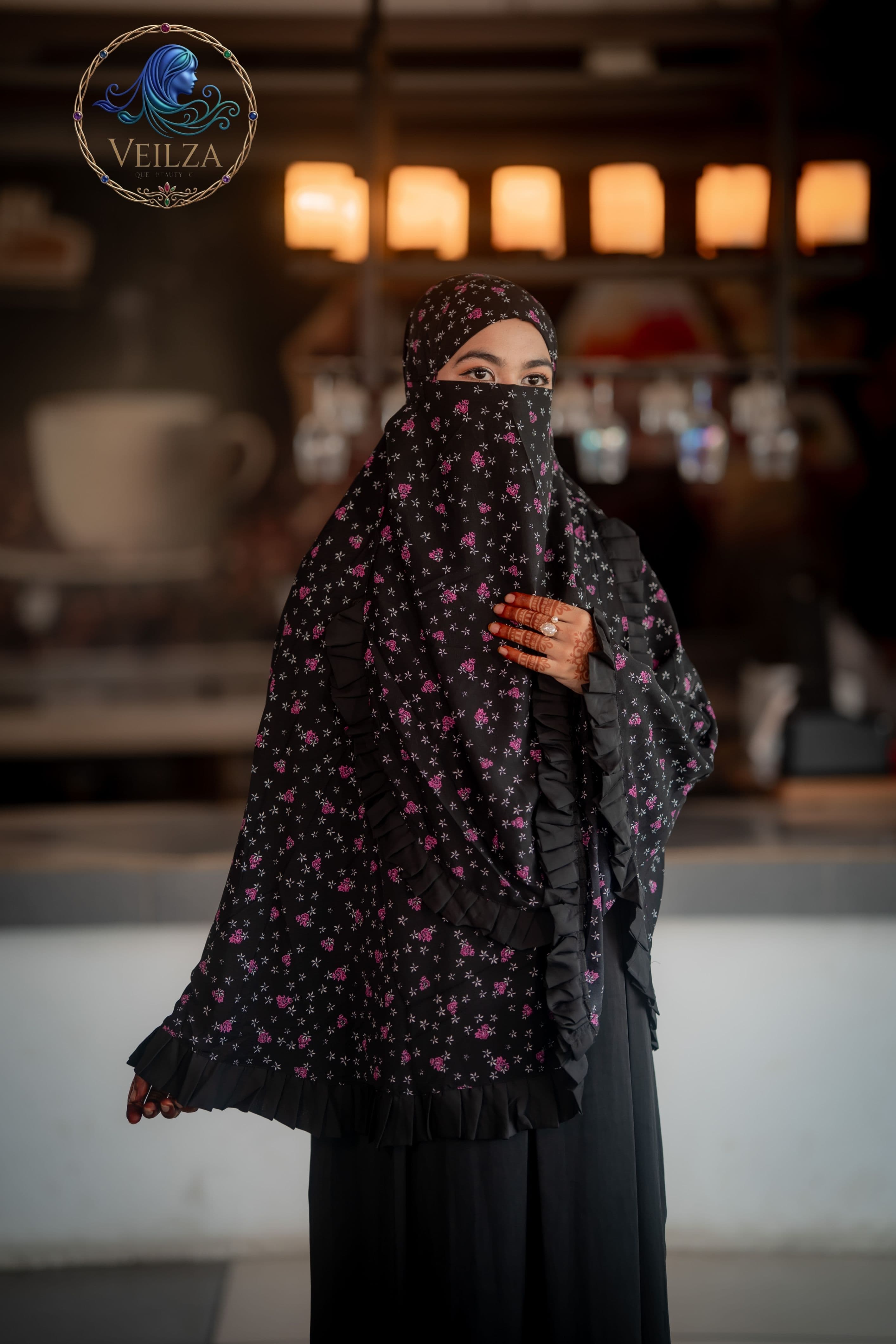 CHERRY BLOOM HIJAB 4