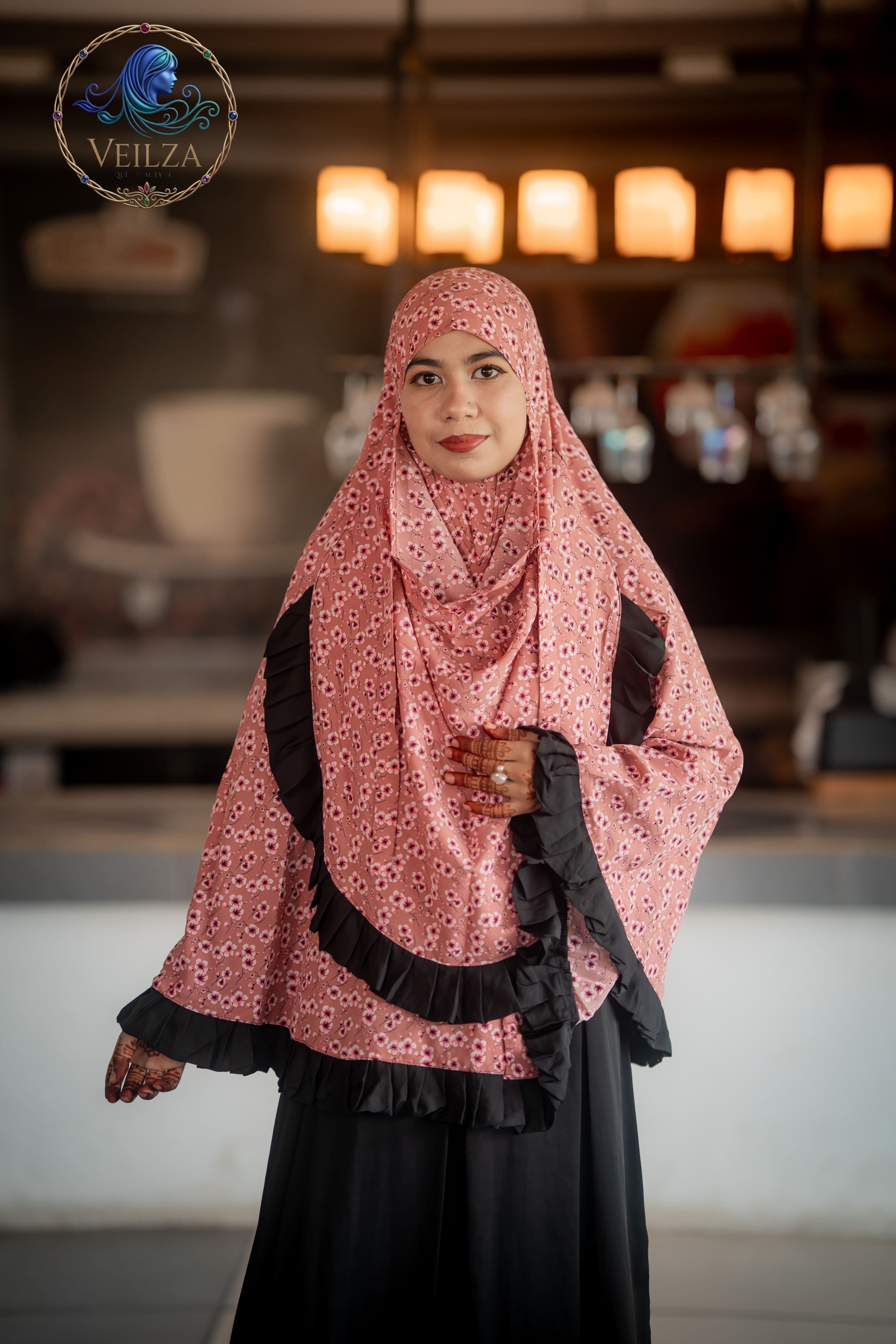 CHERRY BLOOM HIJAB 3