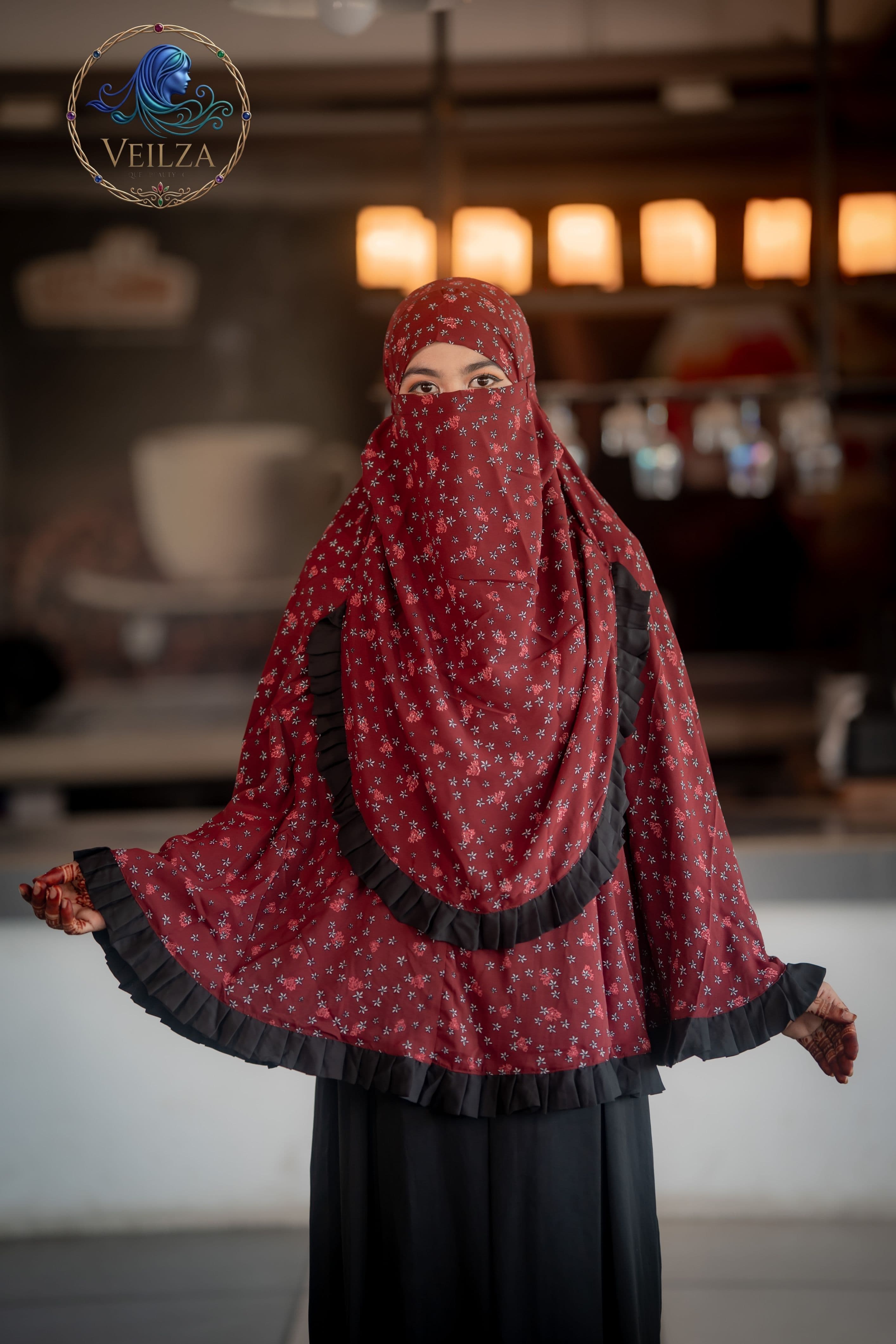 CHERRY BLOOM HIJAB 2