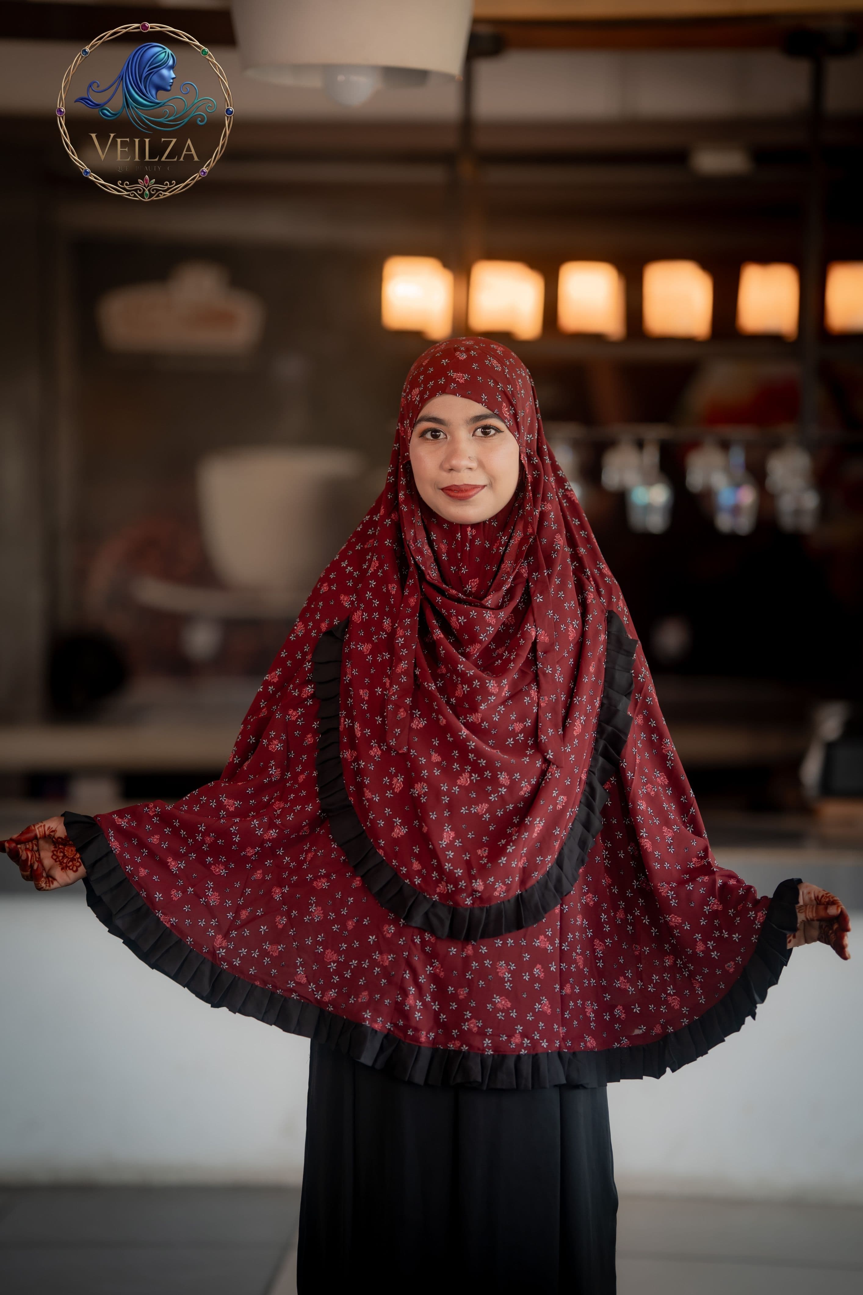 CHERRY BLOOM HIJAB 3