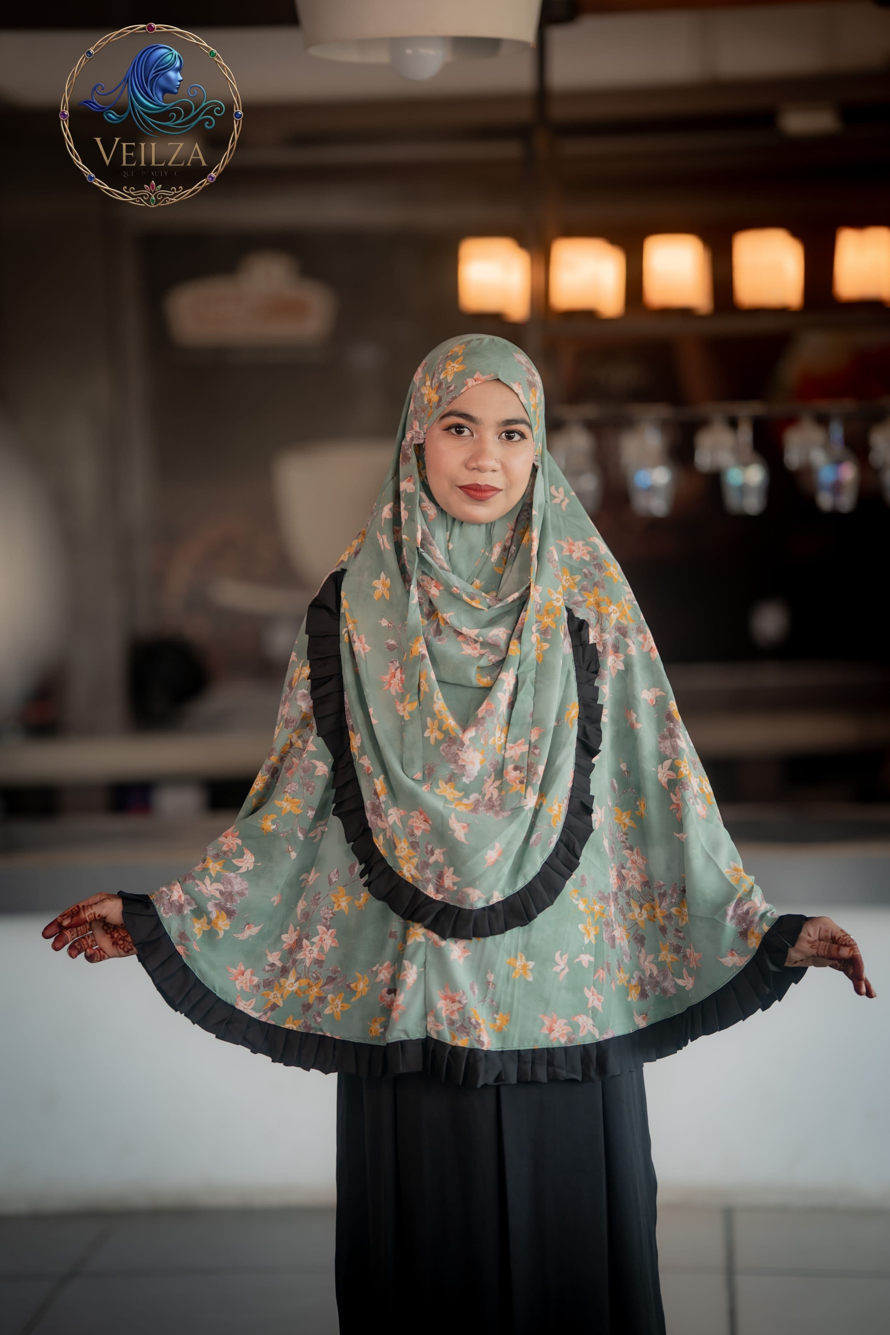 CHERRY BLOOM HIJAB 4